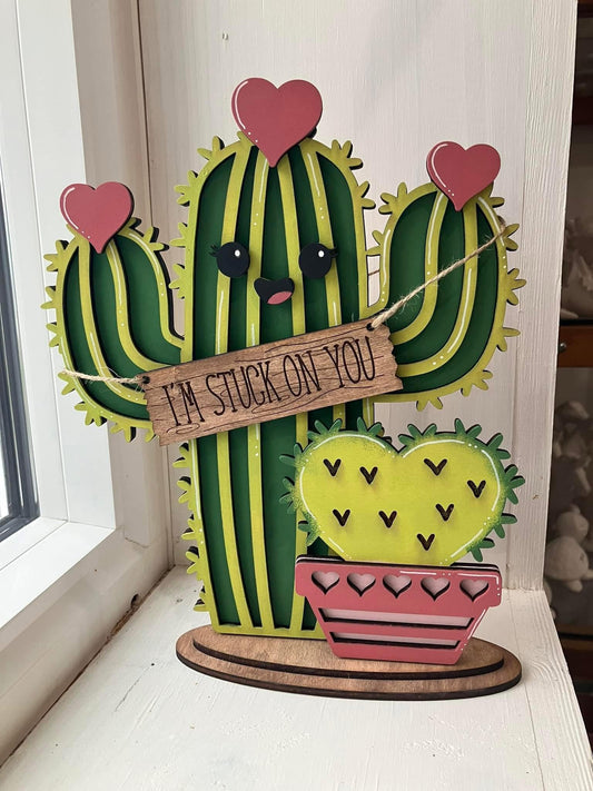 I’m Stuck on You Valentine’s Day Cactus JHD0217