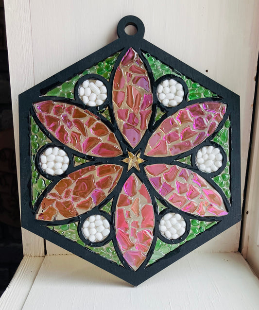 Crushed Glass Suncatchers