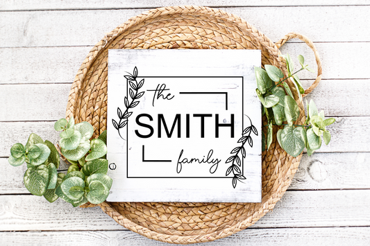 Personalized Family Sign JHD0016