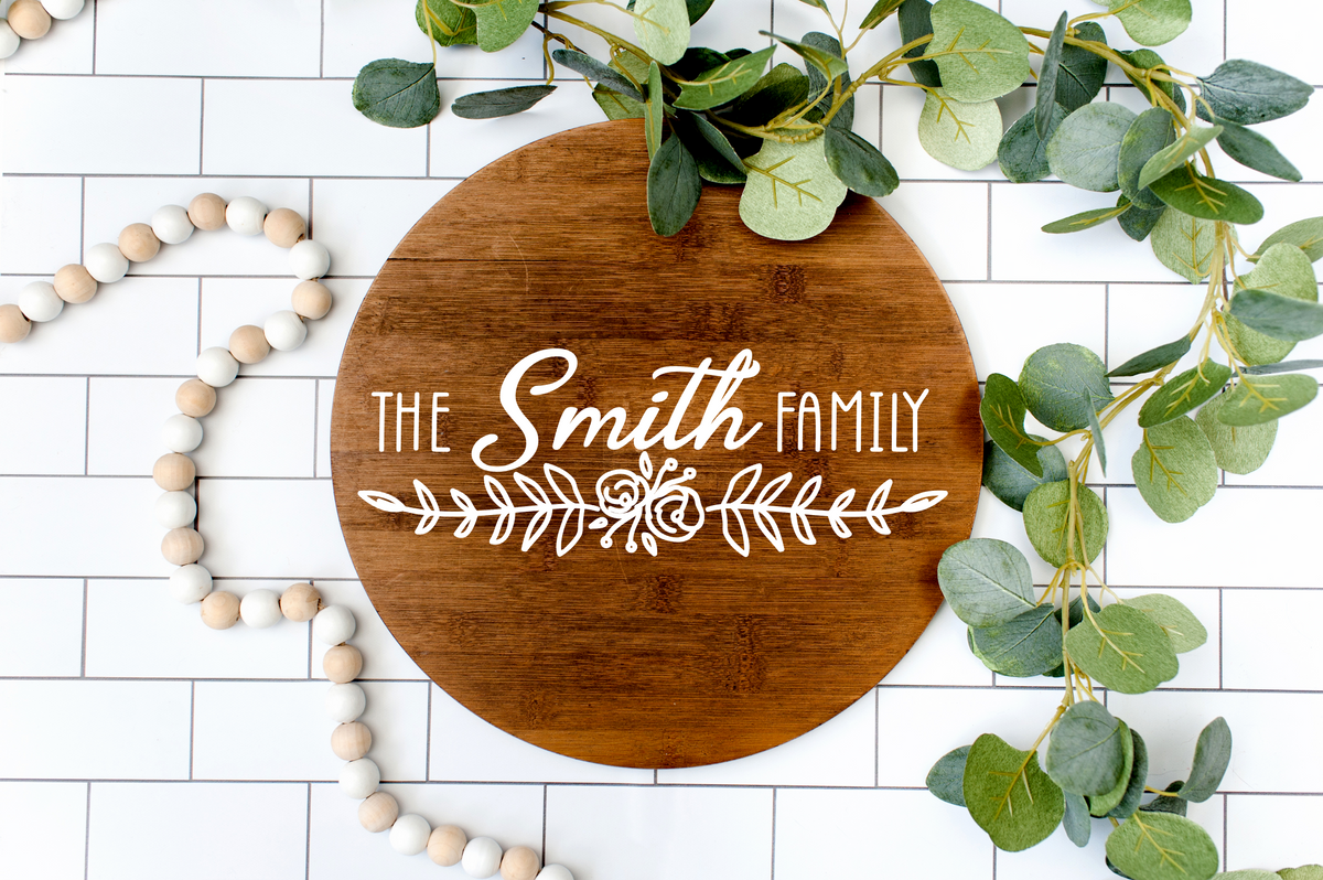 Family Point Sign Personalized Family Sign JHD0017 – Boarded Up