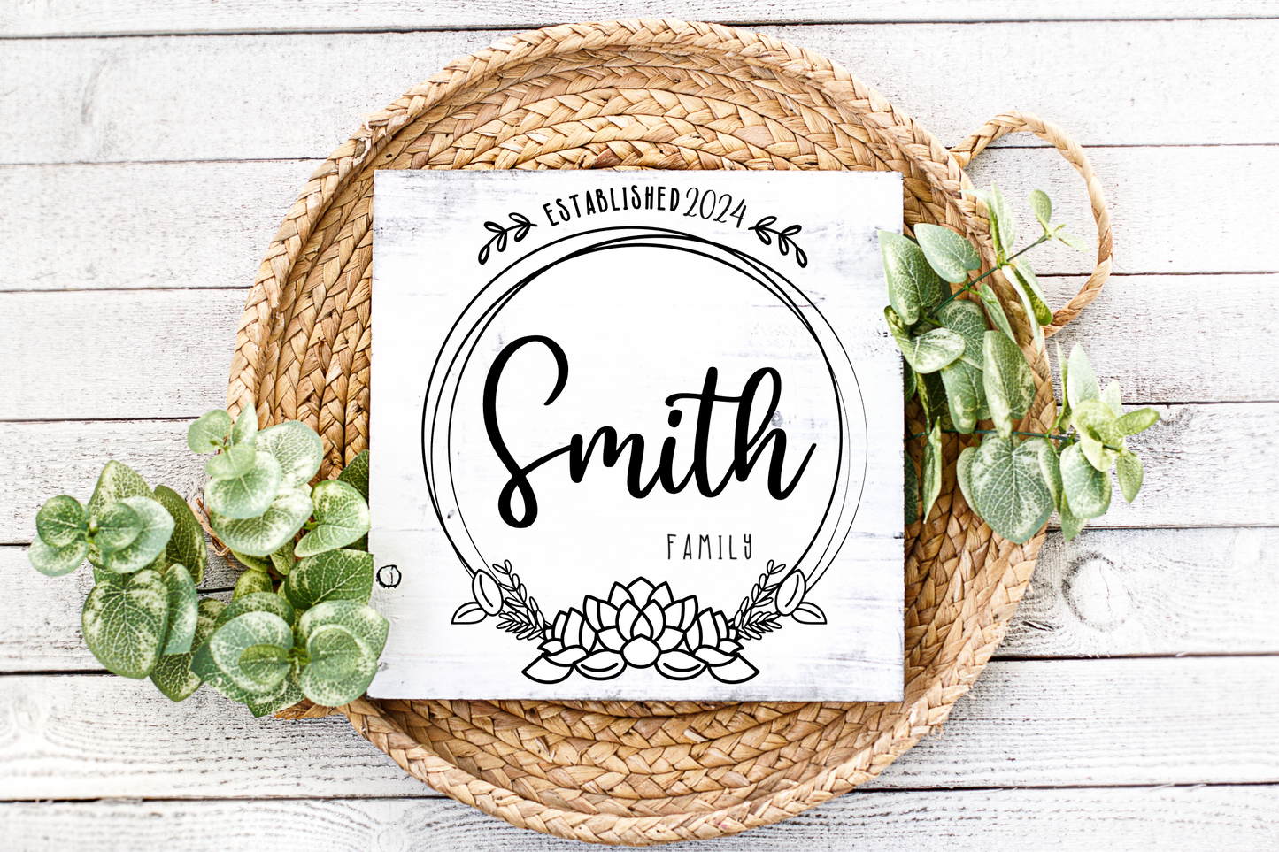 Personalized Family Sign JHD0022