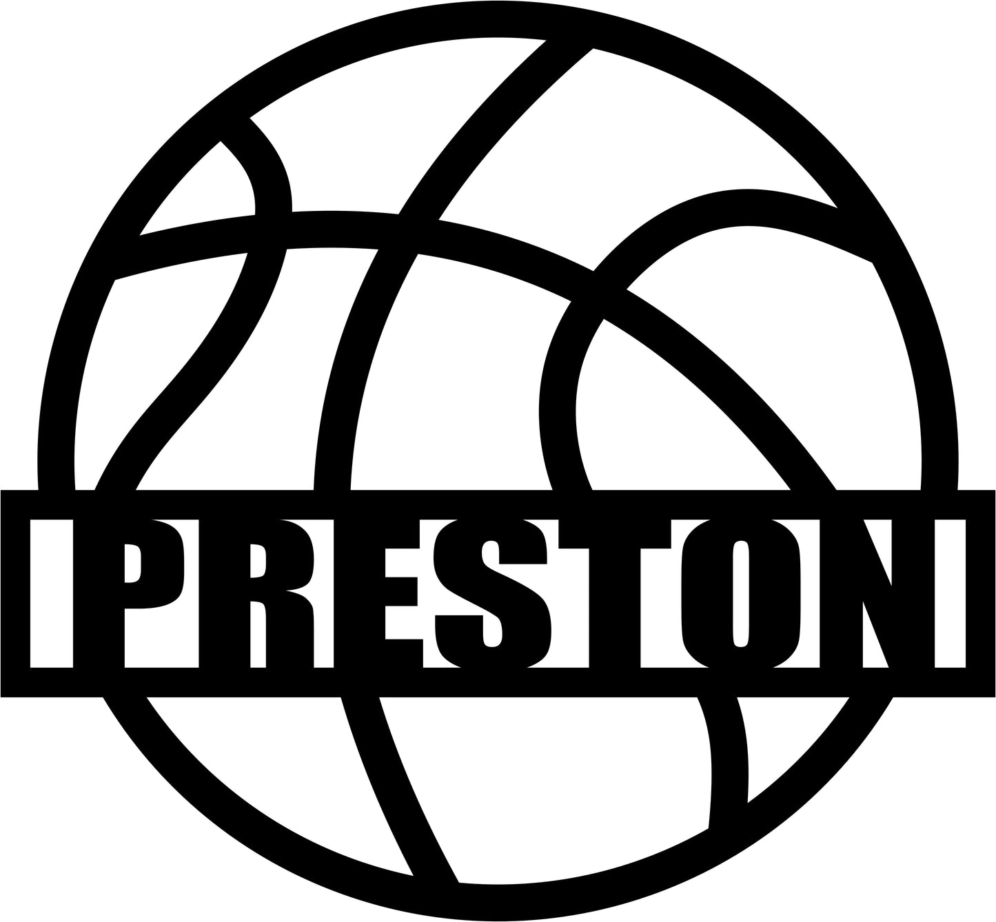 Basketball Name Sign JHD0237