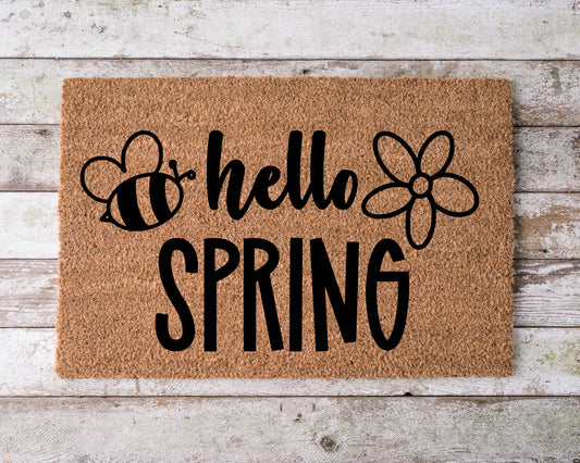 Hello Spring Welcome Mat WM011