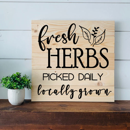 Fresh Herbs Picked Daily SPC0022