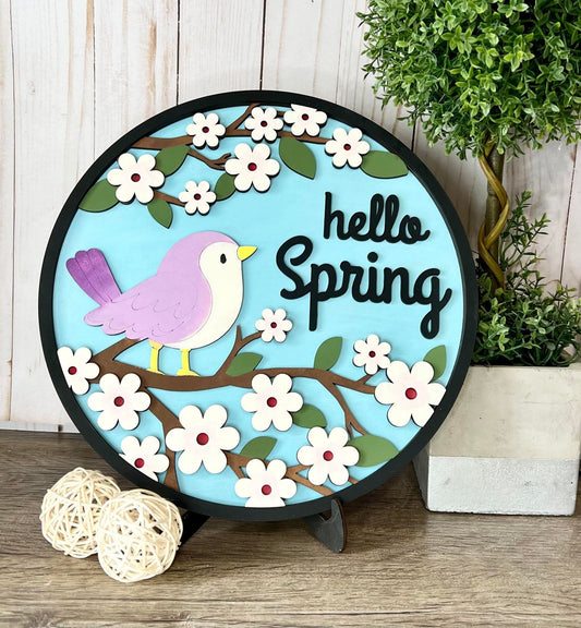 Hello Spring Sign BB0036