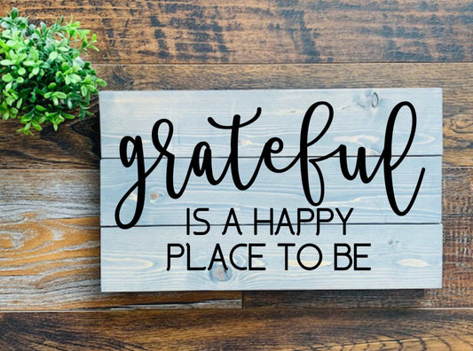 Grateful is a Happy Place to Be SPC0250