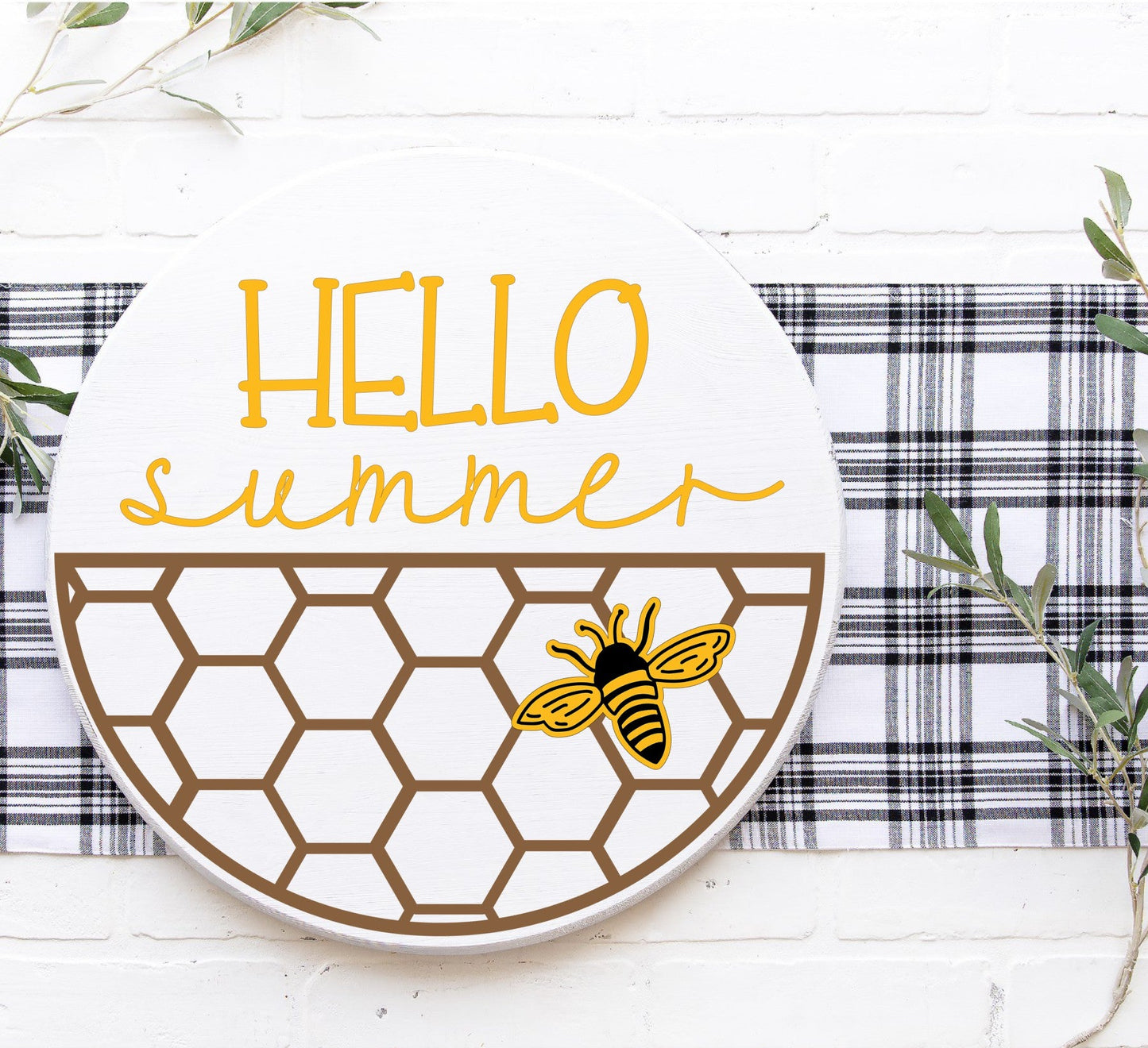 Hello Summer Door Hanger SPC0044