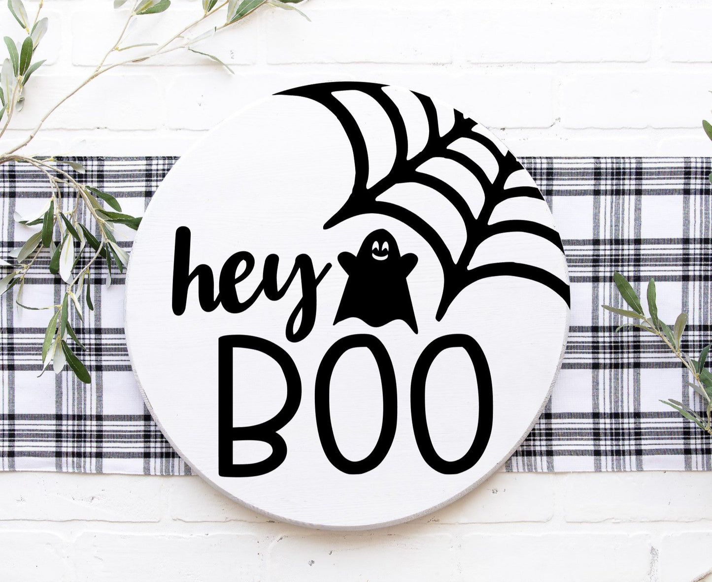 Hey Boo Door Hanger SPC0052