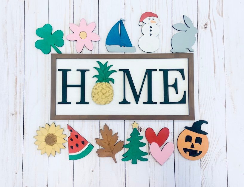 Interchangeable Home Sign BB0027