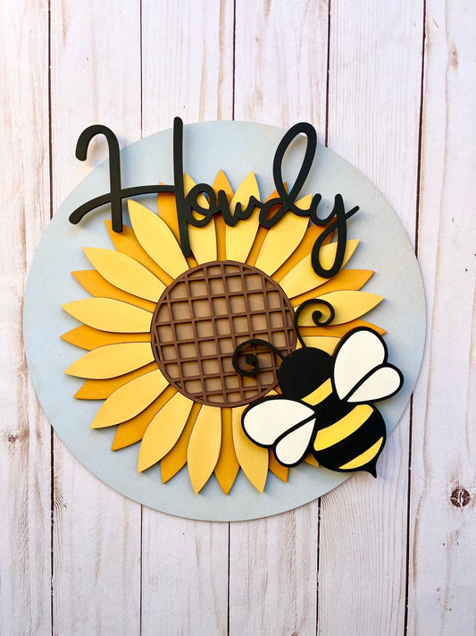 Howdy Bee Sign BB0066