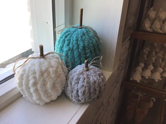 Chunky Knit Pumpkins