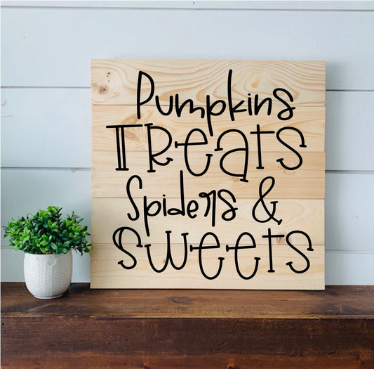 Pumpkins, Treats, Spiders & Sweets SPC0050