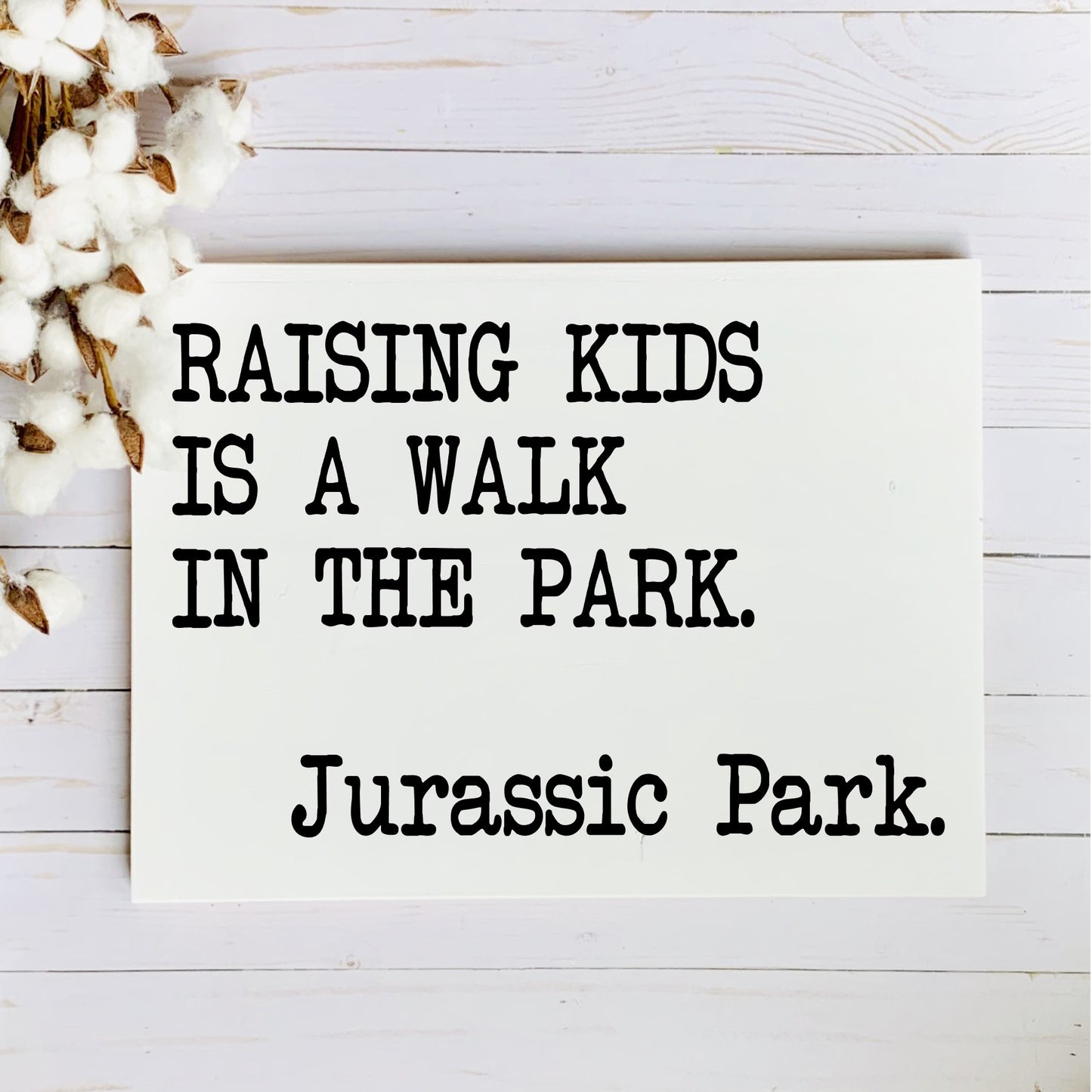 Raising Kids is a Walk in the Park. Jurassic Park SPC0142