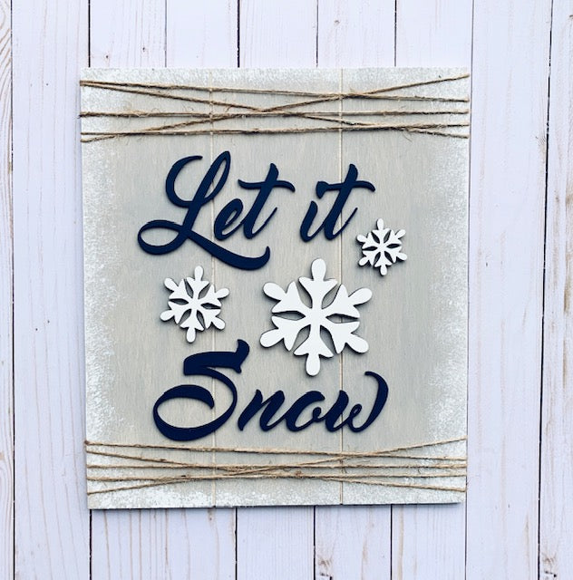 Let it Snow Sign BB0002