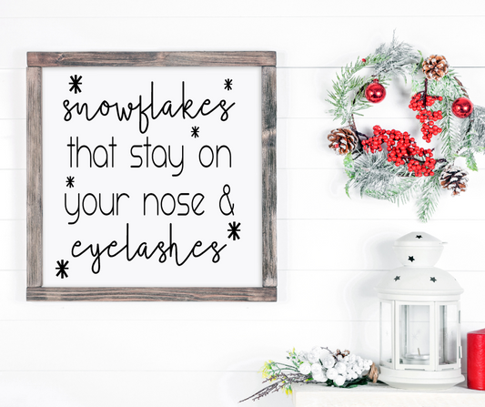 Snowflakes that Stay on Your Nose and Eyelashes SPC0127