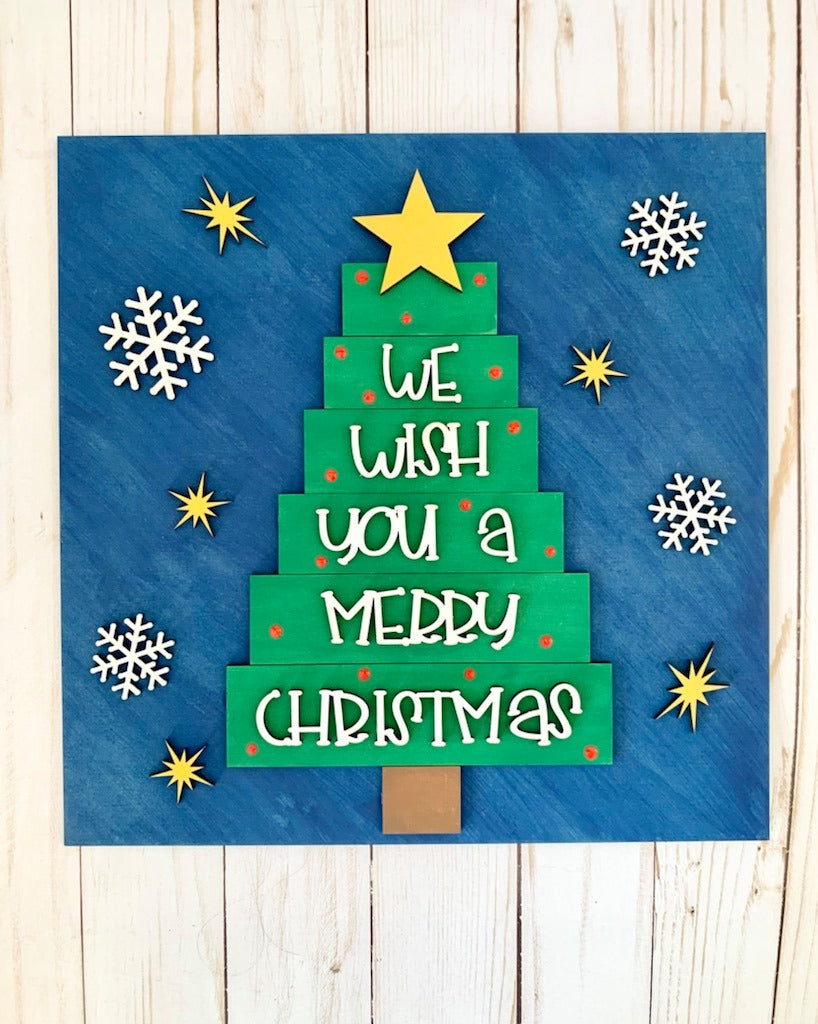 We Wish You a Merry Christmas Sign BB0028