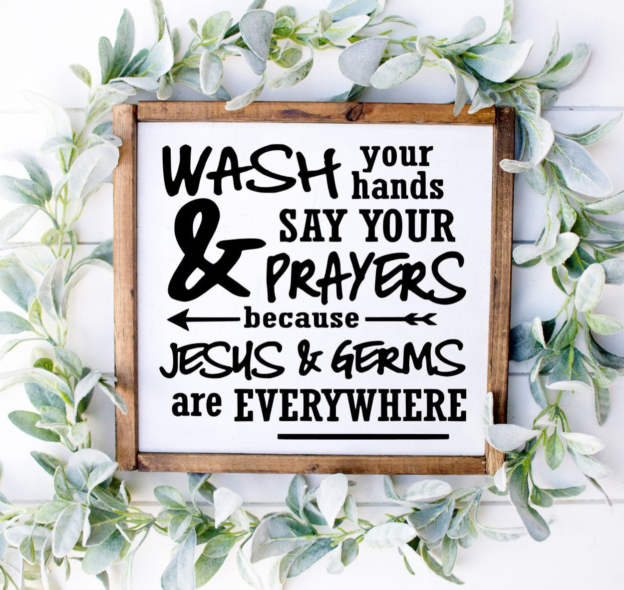 Wash Your Hands...Jesus & Germs are Everywhere SPC0276