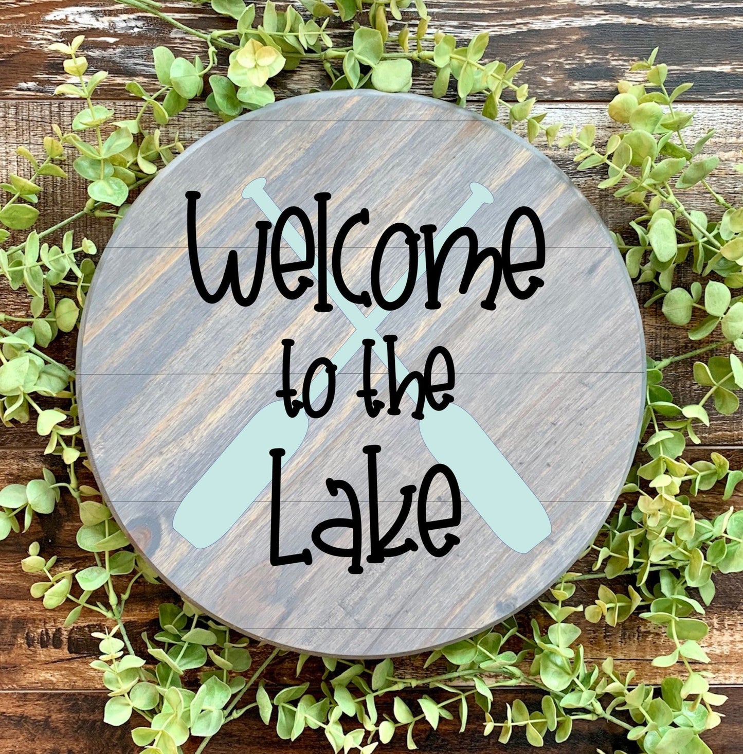 Welcome to the Lake Door Hanger SPC0170