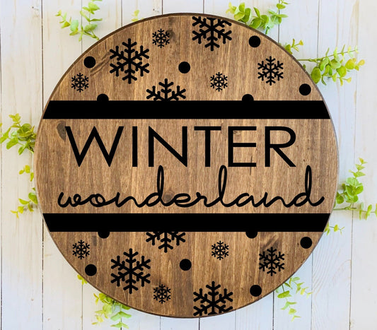 Winter Wonderland Door Hanger SPC0070